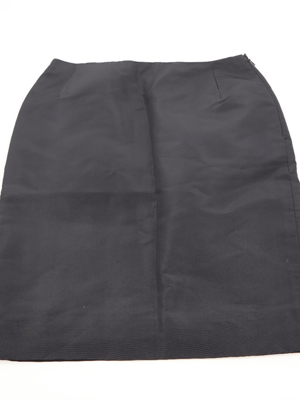 Oscar de la Renta Pencil Skirt Womens 6 Black Silk Blend Structured‎ Made in USA